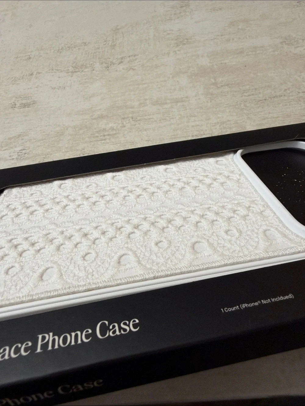 Vanilla Lace White iPhone 17 Pro Max Case